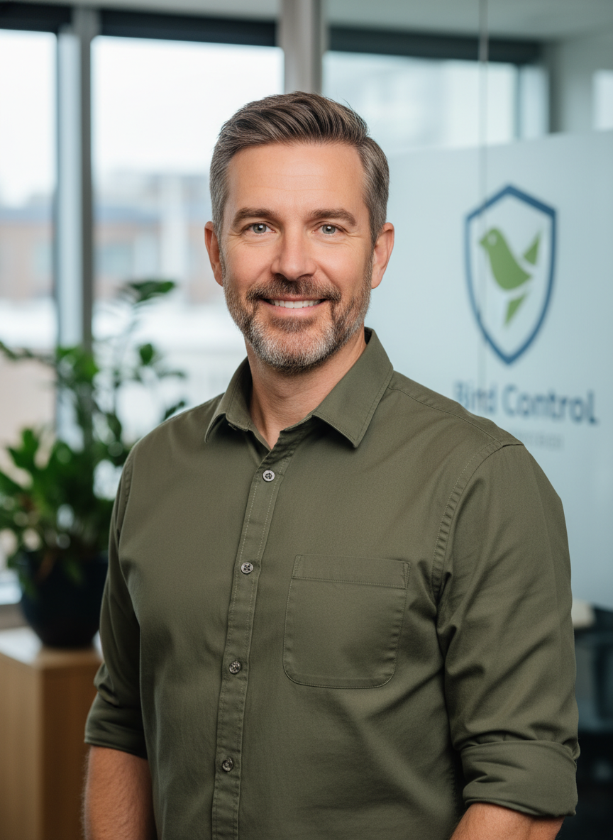 Pest Control Bird Founder - Professional portrait